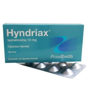 Hyndriax 10Mg X 20 Capsulas para tratamiento de acné severo