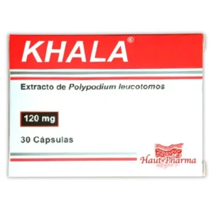 Khala 120Mg X 30 Capsulas con extracto de Polypodium leucotomos