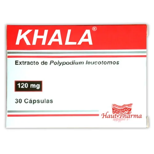 Khala 120Mg X 30 Capsulas 1 Khala 120Mg X 30 Capsulas con extracto de Polypodium leucotomos