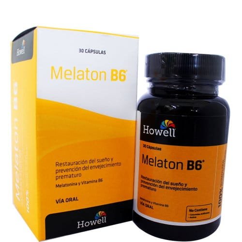Melaton B6 X 30 Capsulas Melaton B6 X 30 Cápsulas para mejorar el sueño