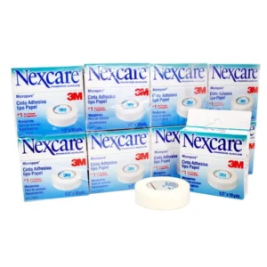 Micropore Esparadrapo Nexcare 1.25 cm x 9.1 m paquete de 24 rollos
