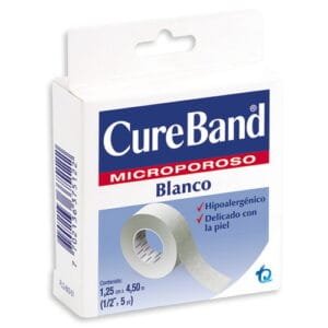 Microporoso Esparadrapo 1.25Cm X 4.5M Blanco