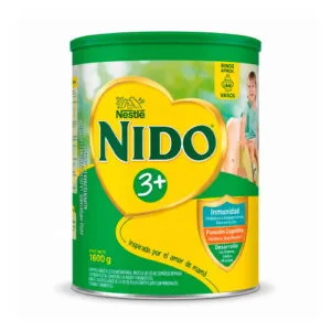 Nido 3+ Lata X 1600 Gramos, leche en polvo para niños
