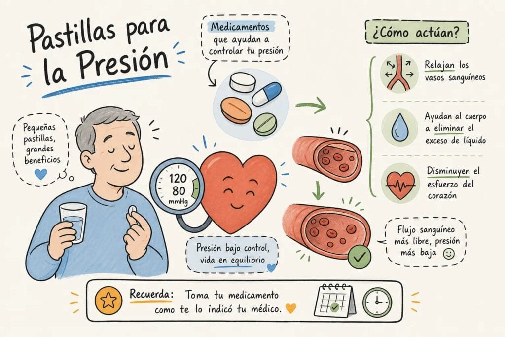 Pastillas para la presión: cuáles son y cómo actúan