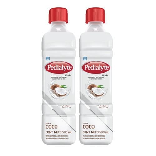 Pedialyte Suero Coco 60 Meq Two Pack X 500Ml Pedialyte Suero Coco 60 Meq Two Pack X 500Ml