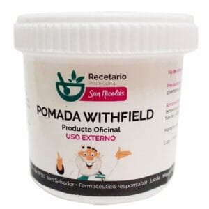Pomada Withfield 50 Gramos para tratamiento de hongos