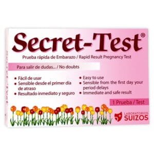 Test de embarazo Secret Test X 1 Prueba