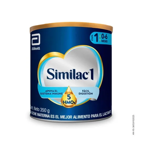 Similac #1 5Hmo Lata X 350 Gramos 1 Similac #1 5Hmo fórmula infantil con hierro lata de 350 gramos