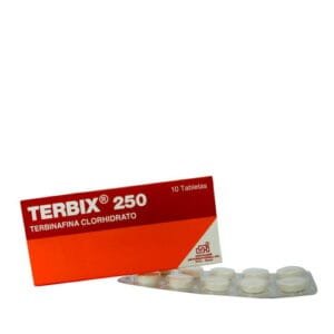 Terbix 250Mg X 10 Tabletas, tratamiento antifúngico