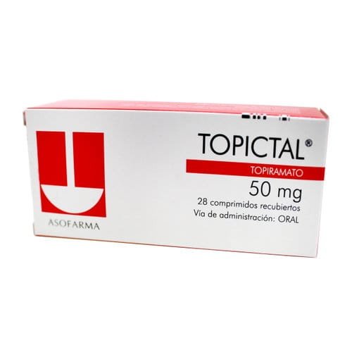 Topictal 50Mg X 28 Comprimidos Topictal 50Mg X 28 Comprimidos