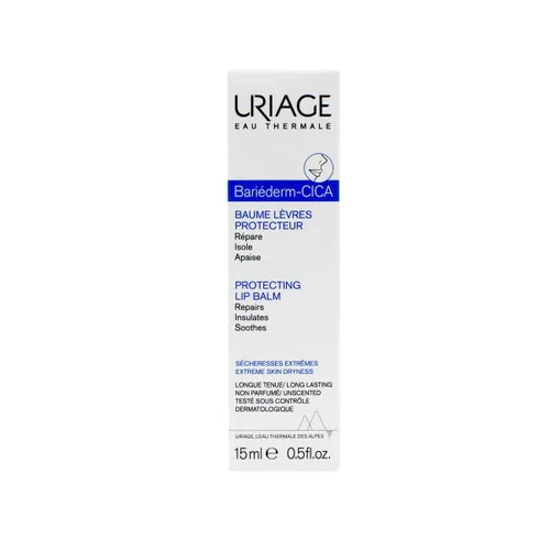 Uriage Bariederm Cica Labios 15ml 1 Uriage Bariederm Cica Labios 15ml bálsamo labial protector resistente al agua