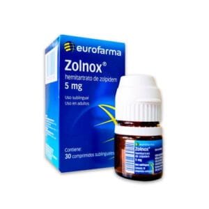 Zolnox 5mg comprimidos sublinguales - Zolnox 5mg x 30 Comprimidos Sublinguales
