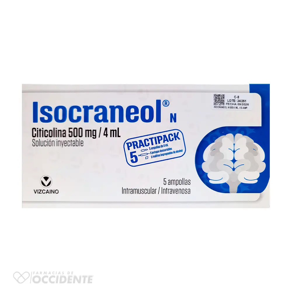 Isocraneol 500 Mg X 10 Comprimidos Isocraneol 500 Mg X 10 Comprimidos