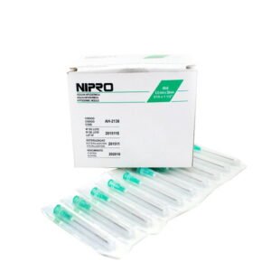 Aguja Nipro 21G X 1 Y 1/2 X 100 Agujas