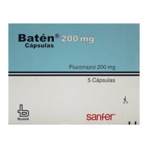 Baten 200Mg X 5 Capsulas
