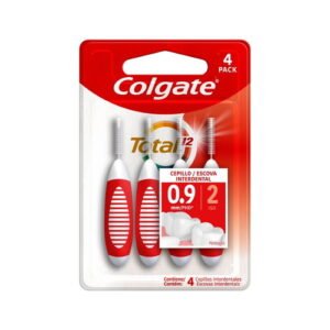 Cepillo Interdental Colgate 0.9mm en paquete de 4 unidades