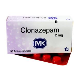 Clonazepam Mk 2Mg X 30 Tabletas - medicamento para la ansiedad