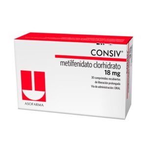 Consiv 18Mg X 30 Comprimidos - Tratamiento TDAH