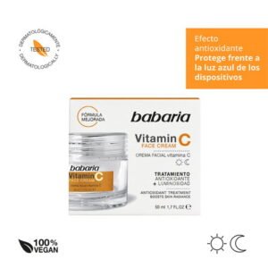 Crema Facial Vitamina C Babaria - Crema Facial Vitamina C 50Ml Babaria