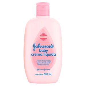 Crema Liquida Johnson 200 Ml para el cuidado del bebé