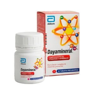 Dayamineral X 30 Tabletas, suplemento de vitaminas y minerales