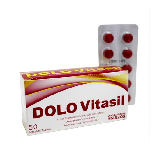 Dolo-Vitasil X 50 Tabletas Dolo-Vitasil X 50 Tabletas para el alivio del dolor