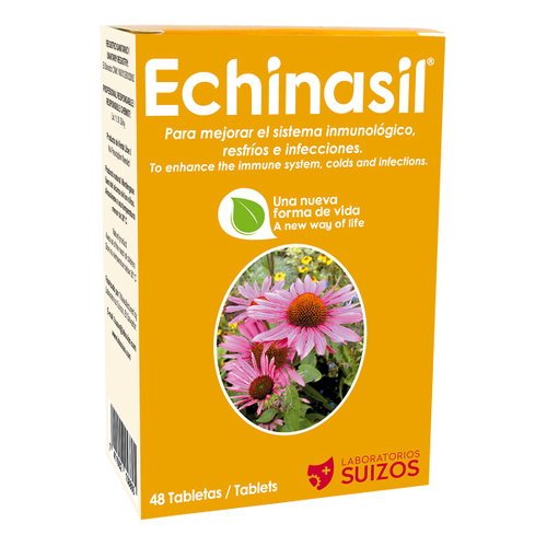 Echinasil X 48 Tabletas Echinasil X 48 Tabletas para el sistema inmunológico