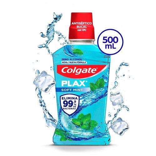 Enjuague Bucal Plax Soft Mint Sin Alcohol 500Ml Enjuague Bucal Plax Soft Mint Sin Alcohol 500Ml