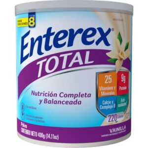 Enterex Total Sabor Vainilla Lata de 400 Gramos