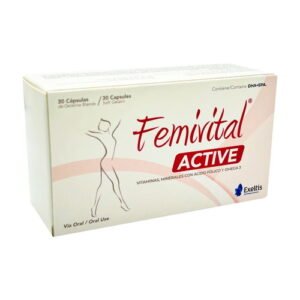 Femivital Active X 30 Cápsulas - Suplemento dietético para energía y vitalidad.