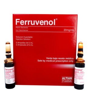 Ferruvenol 20Mg/Ml X 5 Ampollas De 5Ml