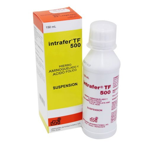 Intrafer Tf 500 Suspension X 150 Ml Intrafer Tf 500 Suspension frasco de 150 ml