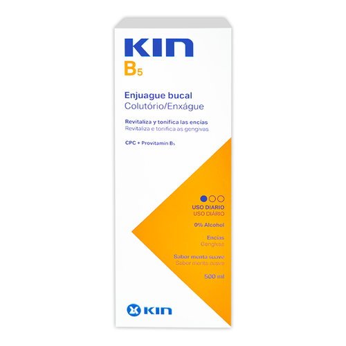 Kin B5 Enjuague Bucal Frasco X 500Ml Kin B5 Enjuague Bucal Frasco X 500Ml