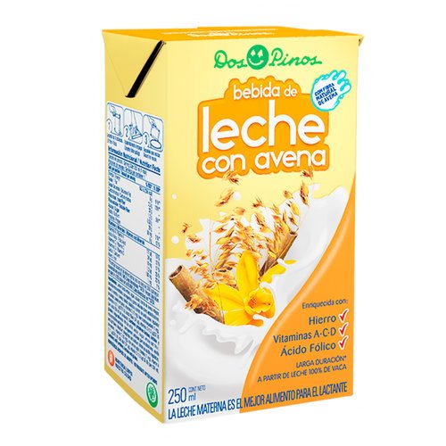 Leche Con Avena Dos Pinos 250Ml Leche Con Avena Dos Pinos 250Ml en envase