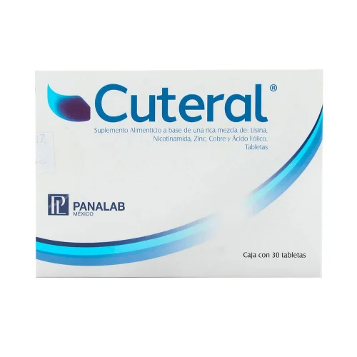 Información y Recomendaciones sobre Cuteral en Presentación de 30 Tabletas