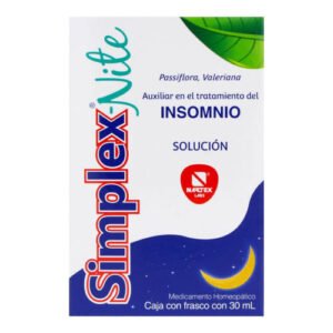 Información Esencial sobre Simplex Nite Solución 30ml Simplex Nite Solución 30ml