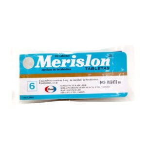 Merislon X 30 Tabletas para el tratamiento del vértigo