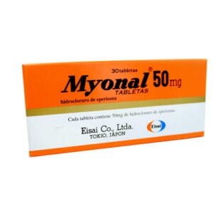 Myonal 50Mg X 30 Tabletas - Tratamiento para parálisis espástica