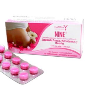 Nine X 30 Grageas - Suplemento prenatal