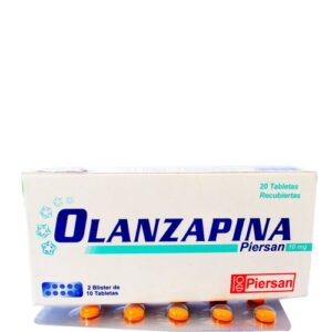 Olanzapina Piersan 10Mg X 20 Tabletas
