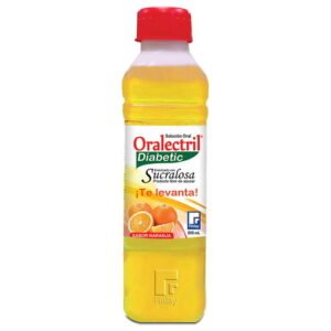Oralectril Diabetico Suero Sabor Naranja 500Ml