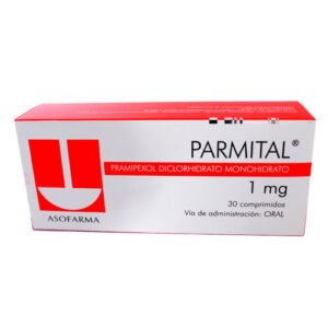 Comprimidos de Parmital 1 Mg para tratamiento de Parkinson