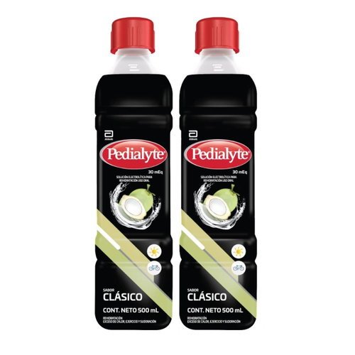Pedialyte Suero Clasico Two Pack 500Ml Pedialyte Suero Clasico Two Pack 500Ml