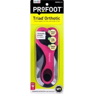Plantillas Ortesis Ortopedica Triad Mujer Profoot