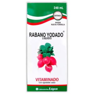 Rabano Yodado Lopez X 240Ml - Suplemento de yodo y vitaminas