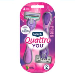 Rasuradora Schick Quattro You Violeta X2