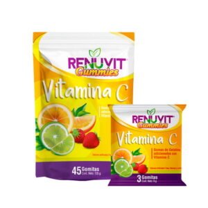 Renuvit Fresa-Naranja-Limon gomitas para niños