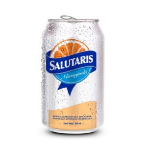 Salutaris Naranjada Lata 355Ml refresco sabor naranja
