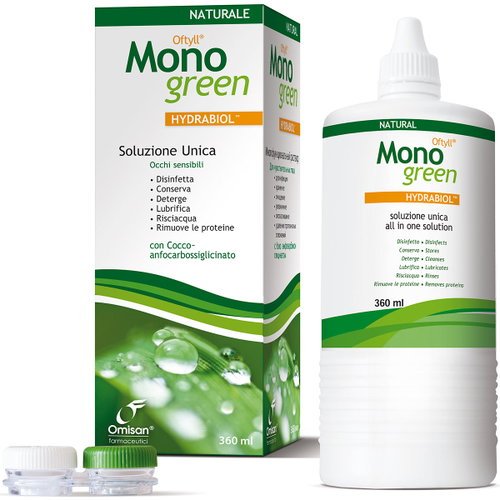 Solucion Lentes De Contacto Oftyll Monogreen 360Ml Solución Lentes De Contacto Oftyll Monogreen 360Ml