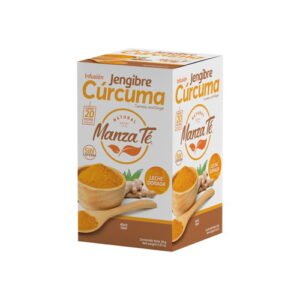 Te Jengibre Curcuma Manzate X20 Sobres
